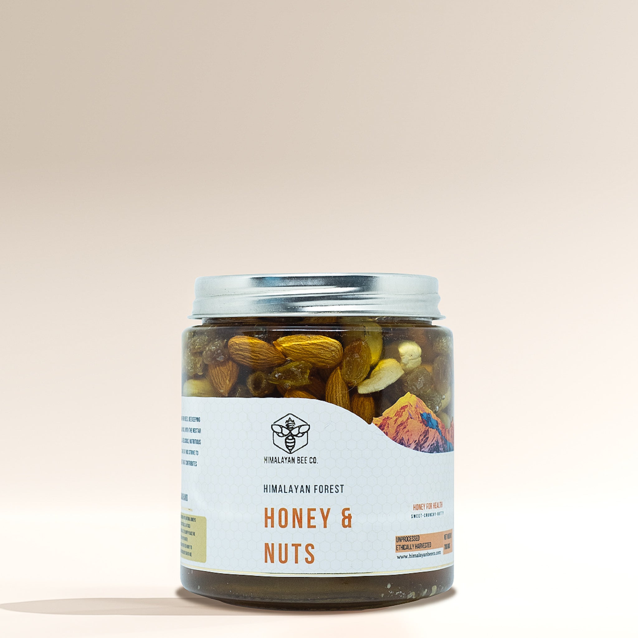 Honey Nuts Natural Nuts in Honey Jar Walnut Hazelnut Peanut Pistachio  Almond By Aksu Vital Natural Herbal Products