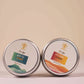 Beeswax & Propolis Lip Balm: set of 2 [Juicy Orange, Minty Tea](10gm*2)