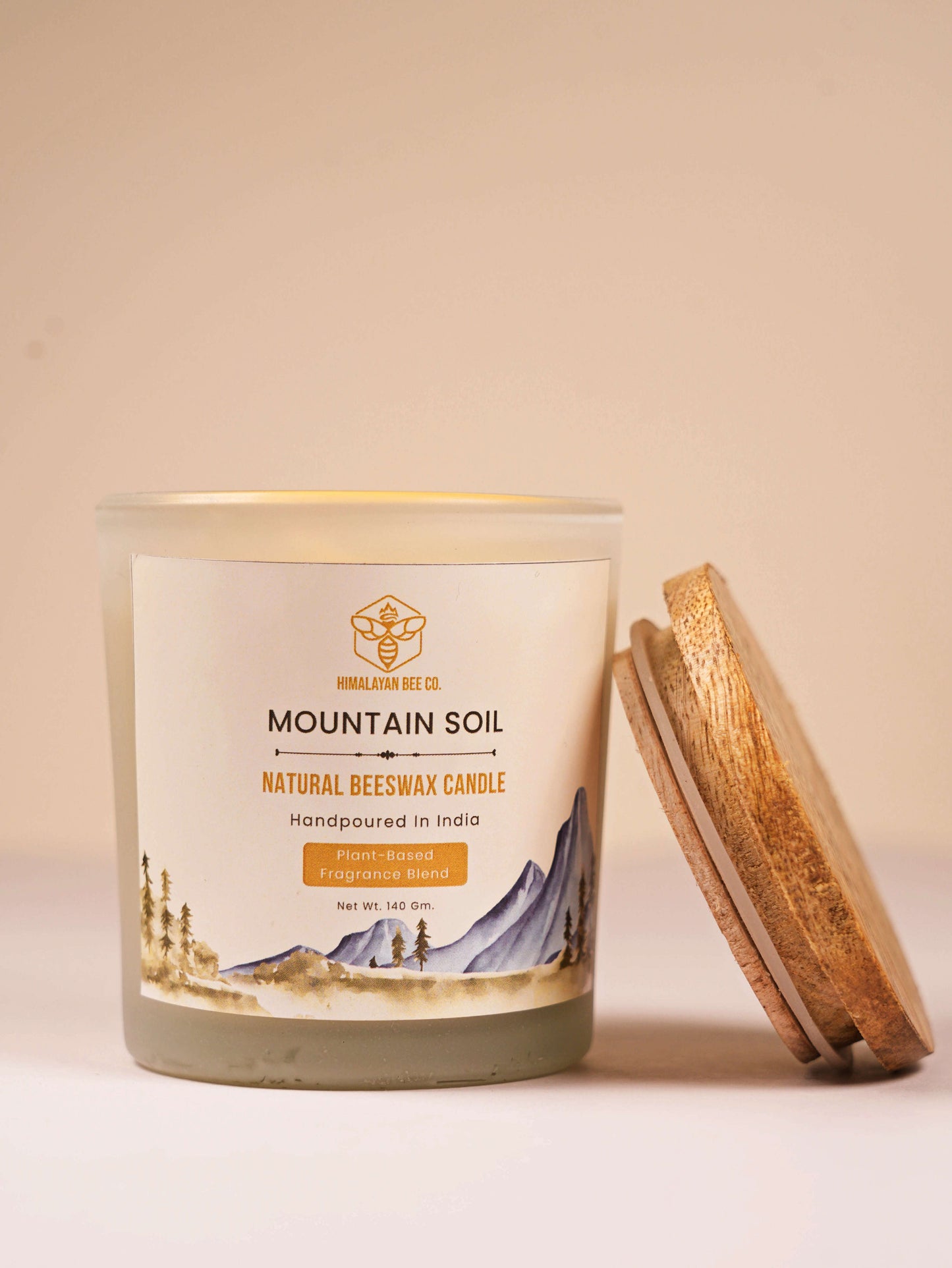 Mountain Soil Beeswax Candle(140gm)